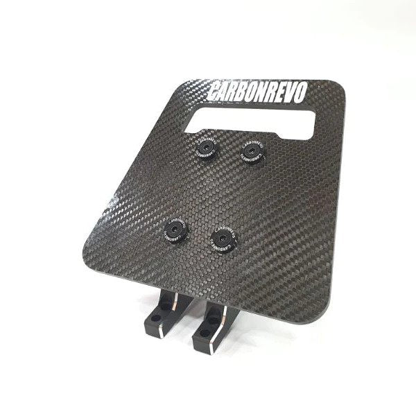 kit de reposapiés de fibra de carbono carbonrevo dualtron
