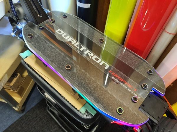 revestimiento de cubierta led carbonrevo dualtron victor