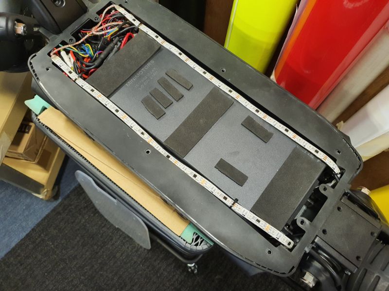 revestimiento de cubierta led carbonrevo dualtron victor