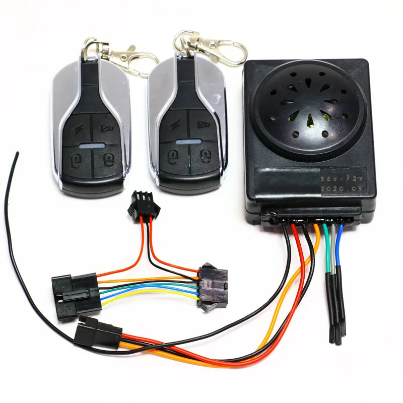 alarma inalámbrica para patinetes eléctricos de 72 v plug play